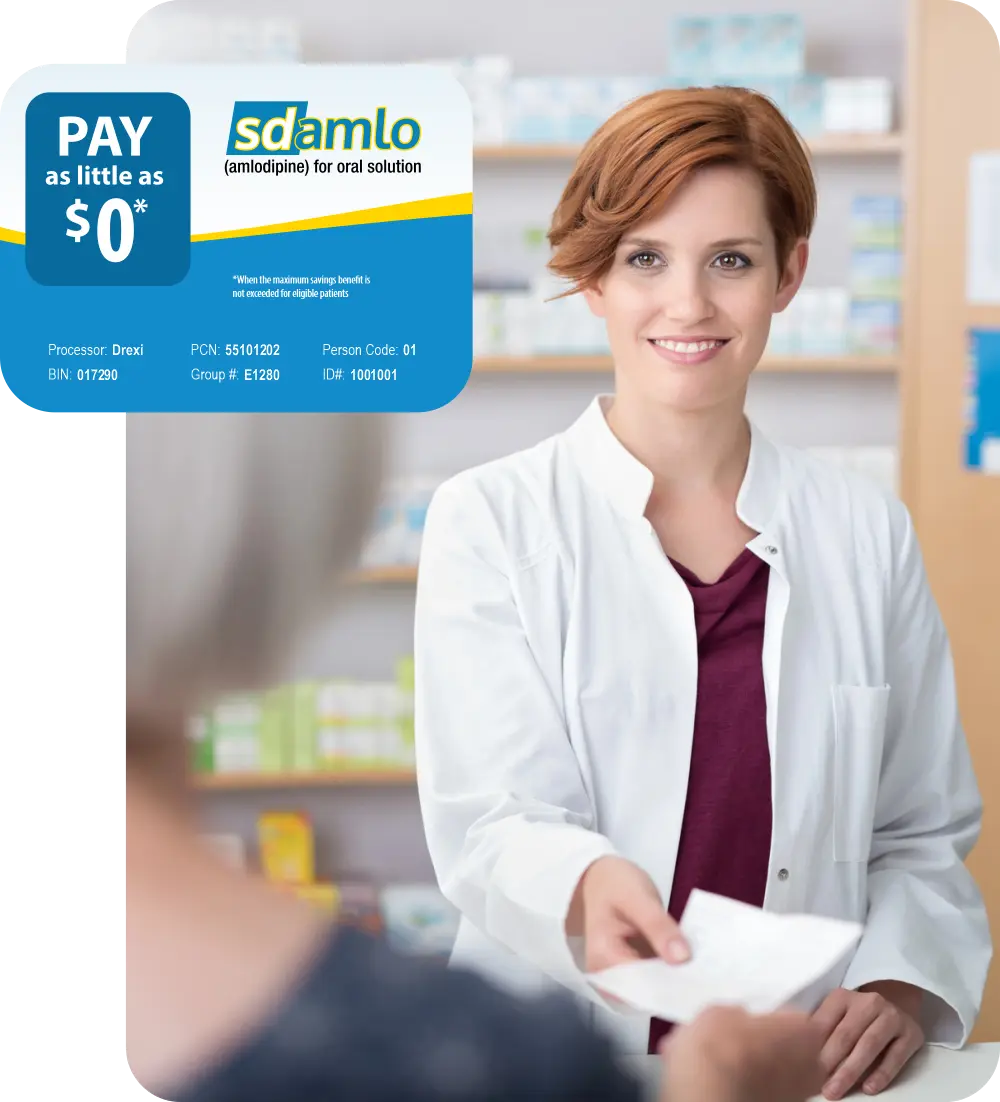 Sdamlo Prescription Savings Card