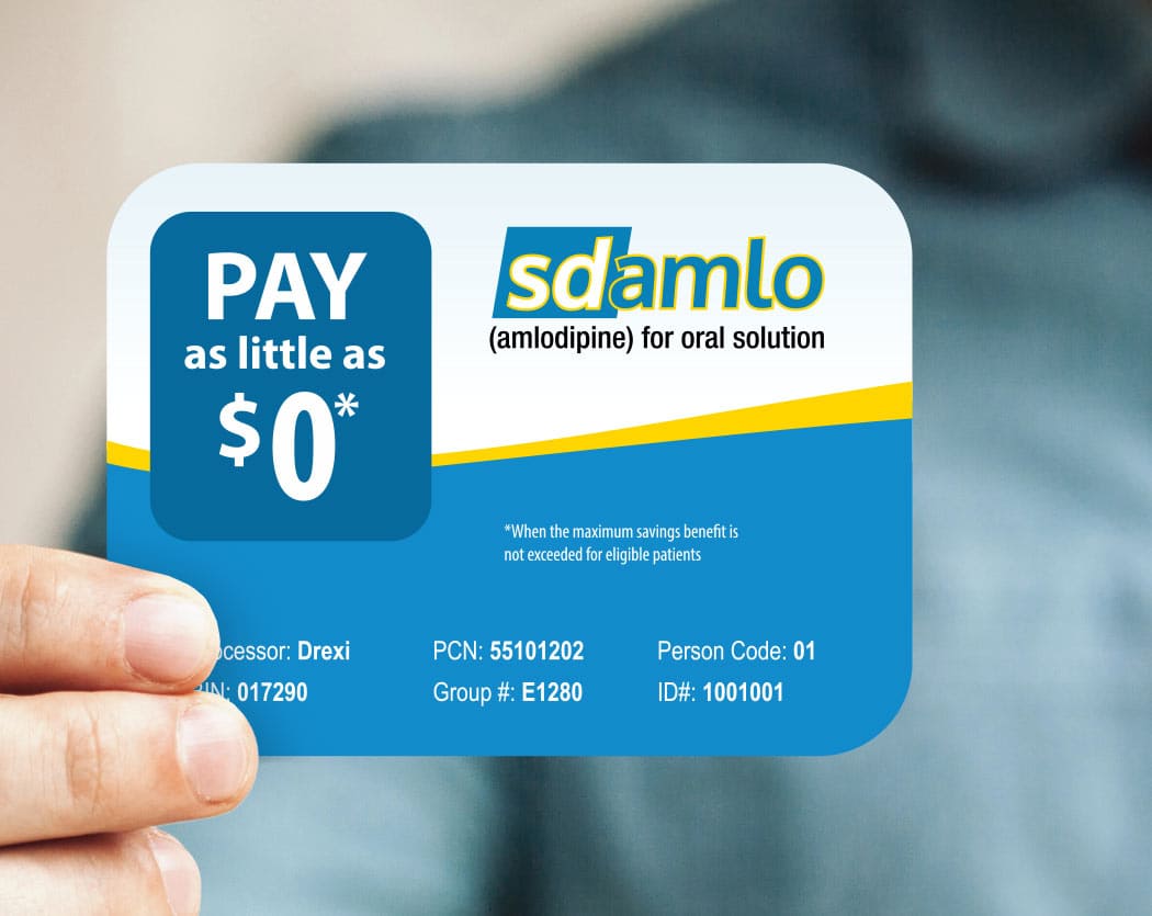 Sdamlo™ Prescription Savings Card